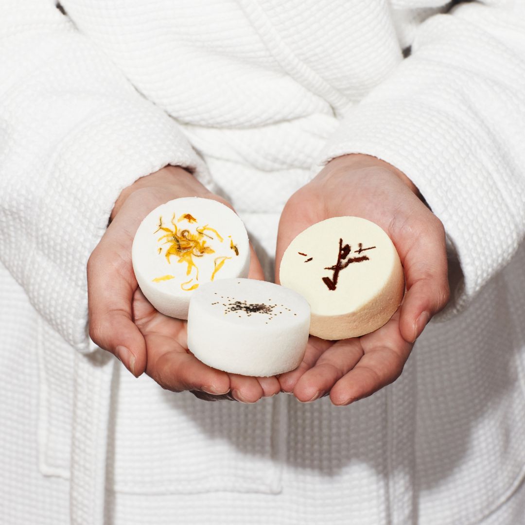 Handmade with 100% pure essential oils, these shower steamers are designed to transform your shower into a spa-like retreat. Each blend offers a unique aromatherapy experience that encourages mindfulness and reflection.